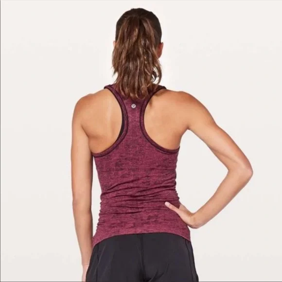 Lululemon Swiftly Tech Racerback Tank Top fuchsia/pink/black - Picture 3 of 7